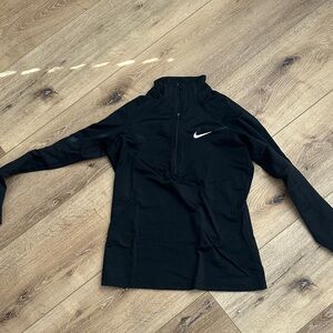 Nike Black Dri-FIT Top with White Logo